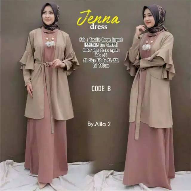 AL TOSALIE CREPE DRESS JENNA BY ALILA