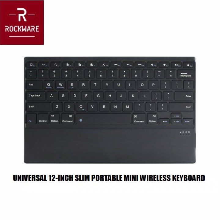 ROCKWARE RW-A12 - Universal 12-inch Multifunction Wireless Keyboard