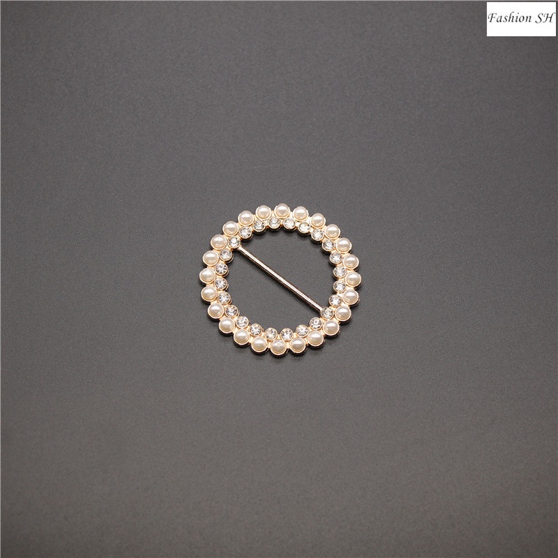 Bros Peniti Alloy Desain Simpel Hias Berlian Imitasi Untuk Wanita M40253