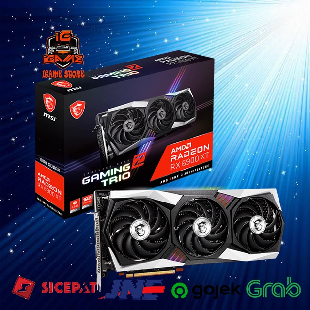 MSI Radeon RX 6900 XT GAMING Z TRIO 16G GDDR6 Endul Surendul NAMPOL GAN