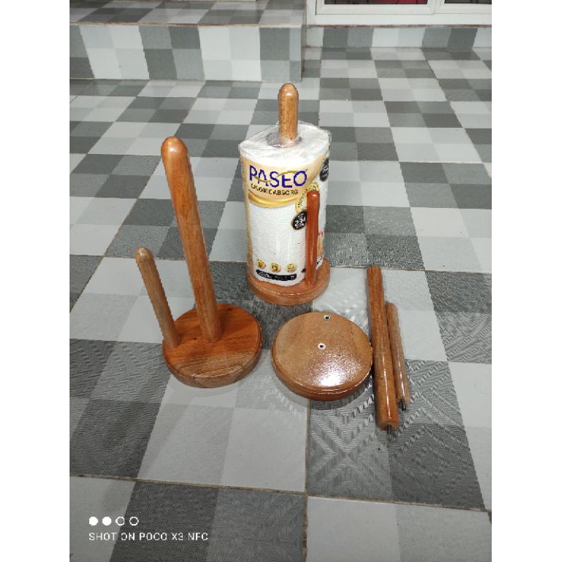 Tempat Tisu Roll / Tempat Tisu Gulung / Roll Tissue (bongkar pasang)