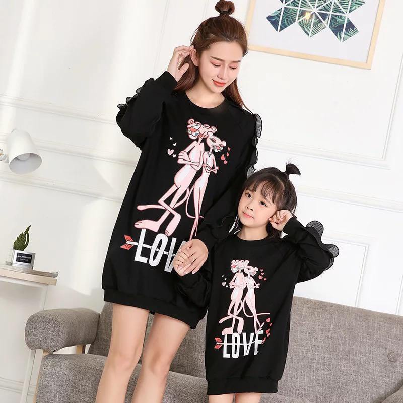 DIVINE COD BAYAR DITEMPAT COUPLE PANTHER LOVE / BAJU COUPLE CASUAL / BAJU COUPLE IBU ANAK / COUPLE D