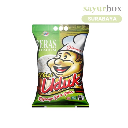 

Nasi Uduk Hijau Beras Putih Premium 5 kg (Sayurbox) - SURABAYA