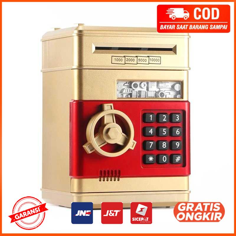 Celengan Anak Electronic Bank Safe Box Money Model Brankas T