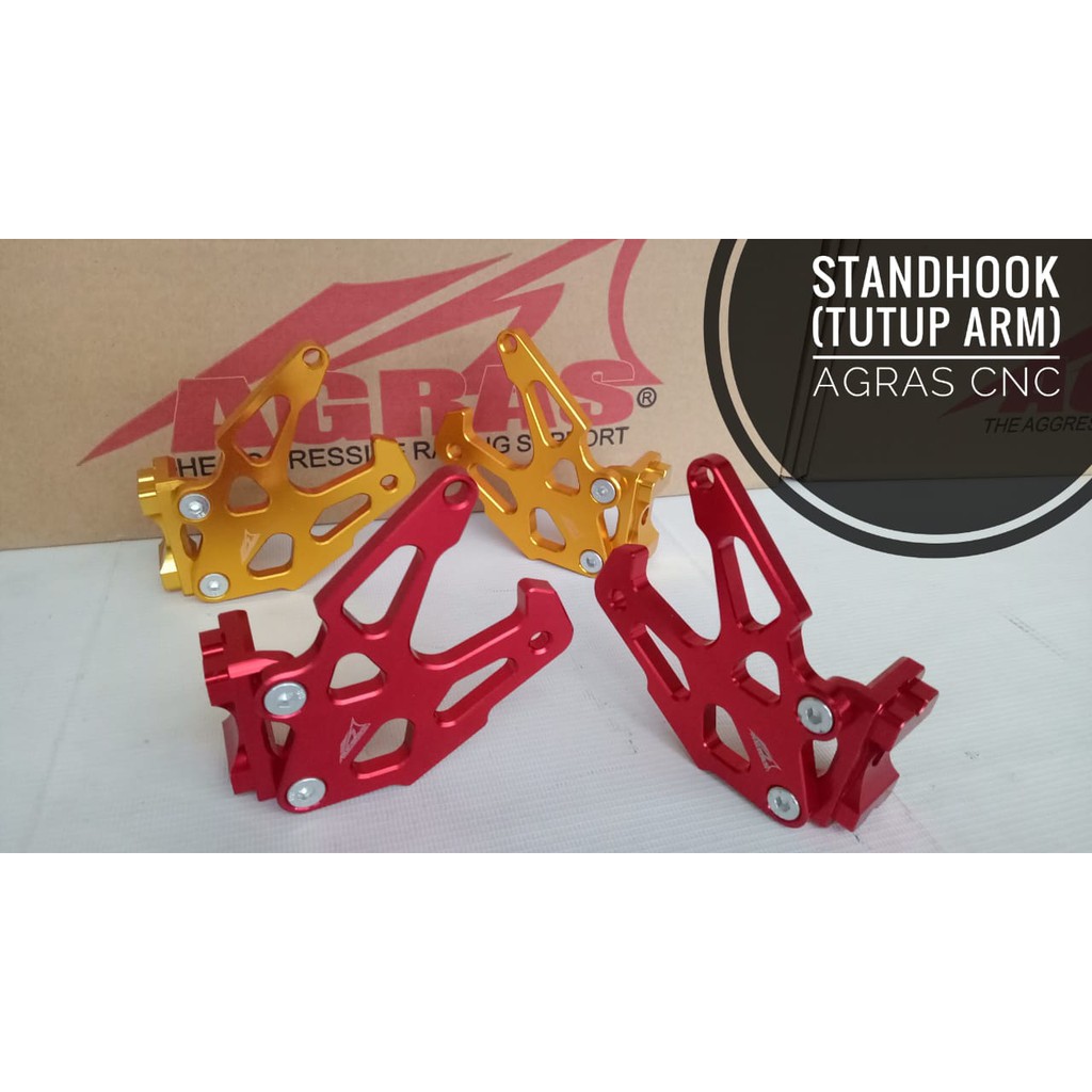 standhook stelan rantai cakar stanhok motor cakar arm belakang almini full cnc vixion ninja r ninja 