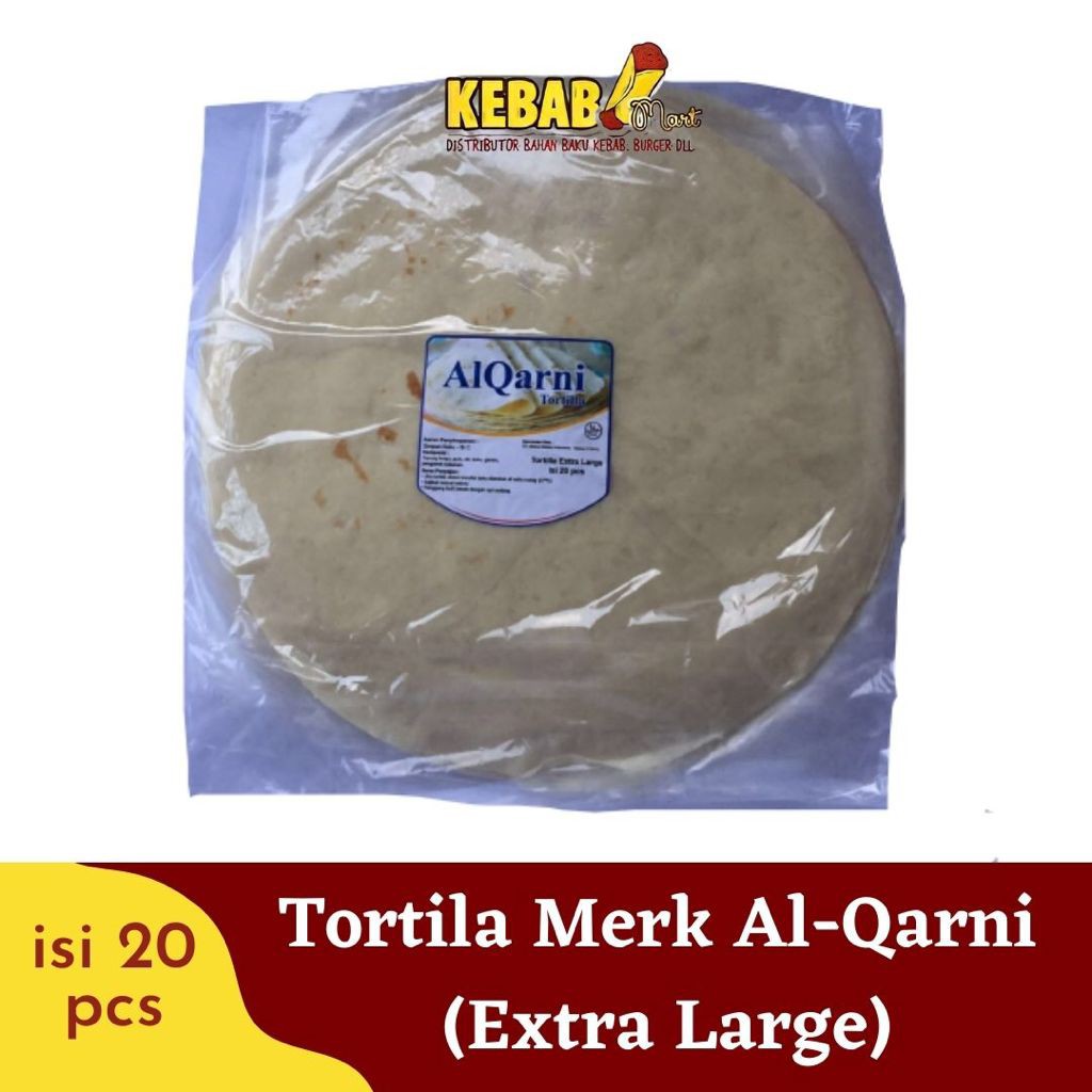 Kulit Kebab Tortila JUMBO Merk Al - Qarni