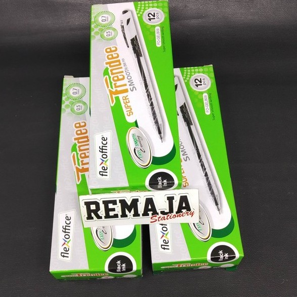 

Bolpoin / pen Flex office Trendee kotak Per Pack