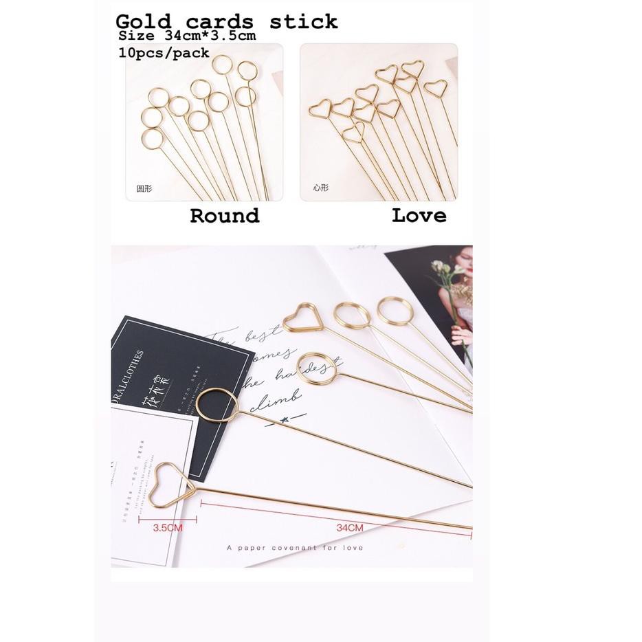 

Hot Sell-758 gold card stick/stick kartu warna emas/kertas bunga buket