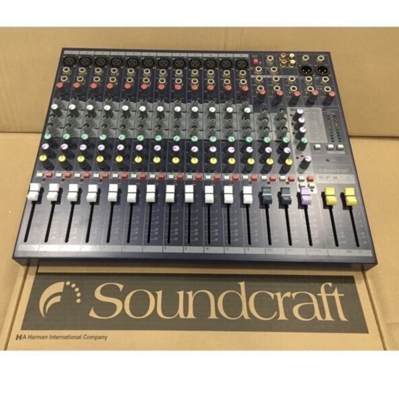 Jual MIXER SOUNDCRAFT EFX 12 Mixer audio EFX12( 12 CHANNEL FULL ) barang baru bergaransi