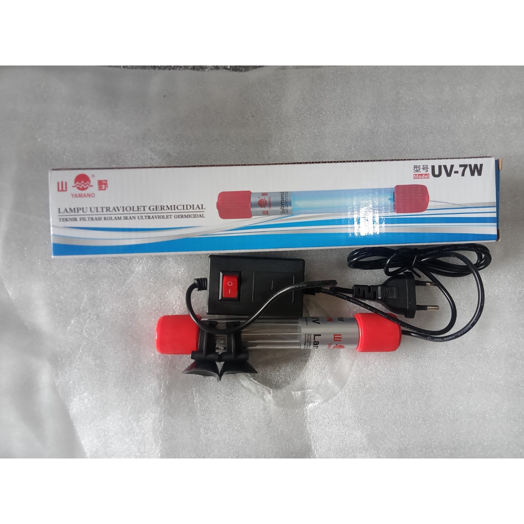 LAMPU UV AQUARIUM KOLAM AKUARIUM YAMANO 7 WATT