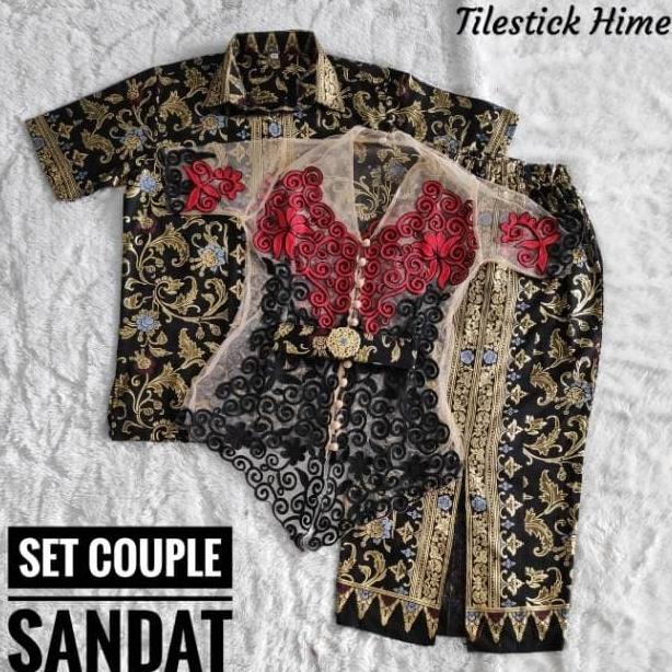 Kebaya Bali Set / Kebaya Couple / Batik Couple