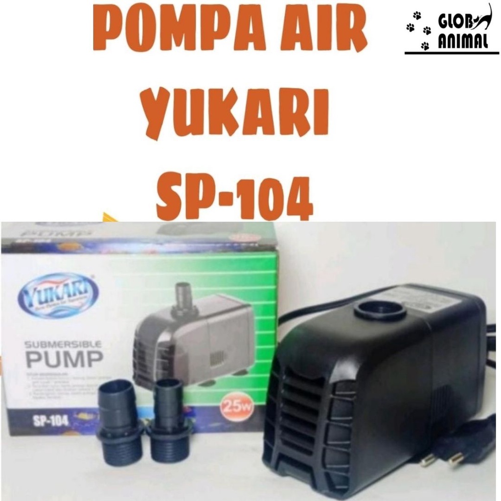 YUKARI SP-104 SUBMERSIBLE PUMP POMPA AIR CELUP FILTER AQUARIUM KOLAM