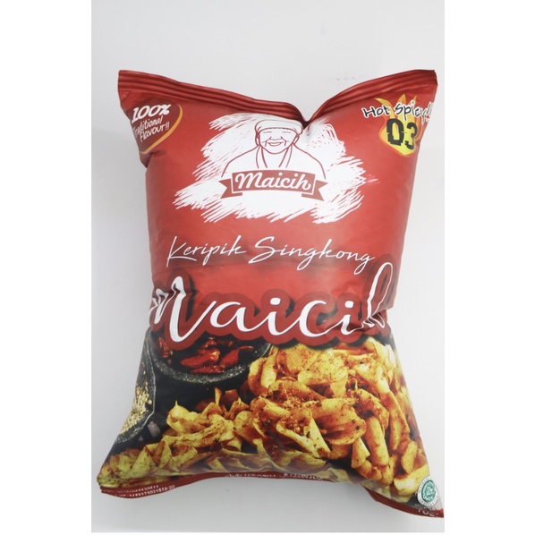 

[TERMURAH!] Keripik Maicih Hadap Depan 100 gram - Keripik singkong original asli termurah nikmat pedas