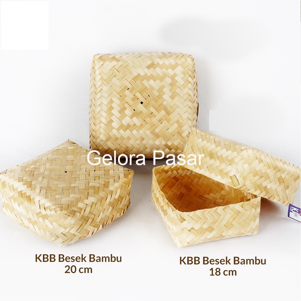 Besek Bambu Ukuran 18 Catering Kue, Cemilan Dll