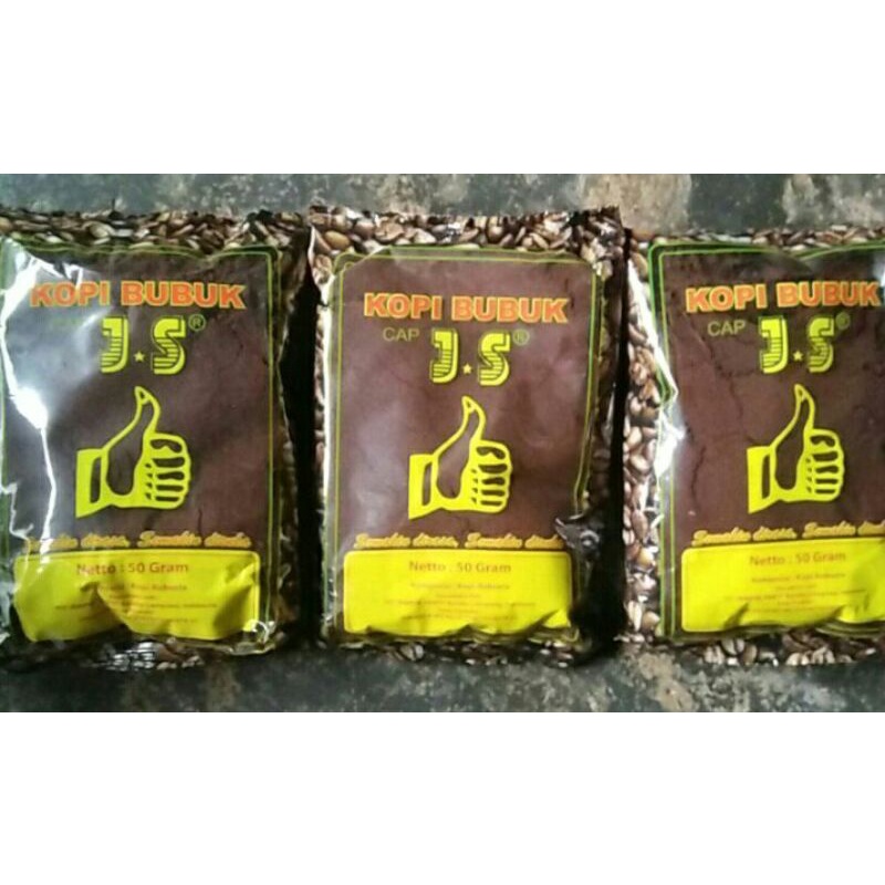 

Kopi Bubuk Jempol JS robusta Lampung