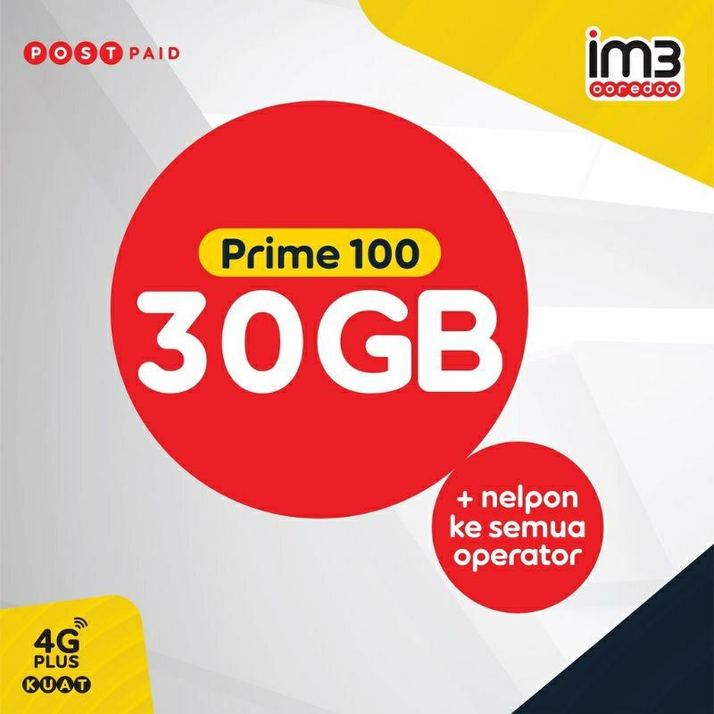 Perdana Indosat 30 GB