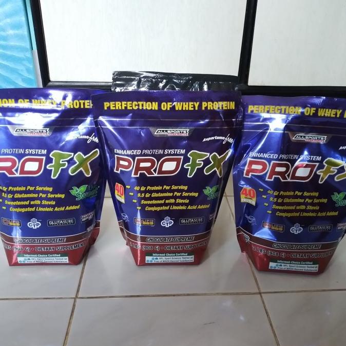 HOT PROMO Whey Protein Pro FX 5 Lbs ( 3Lbs + 2Lbs ) Suplemen Fitness ( ProFX )