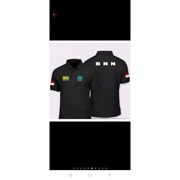 kaos katun polo bnn/ kaos kerah polo bnn