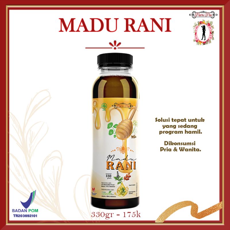 

MADU RANI 330GR - MADU PROGRAM HAMIL - PUTRI PAI