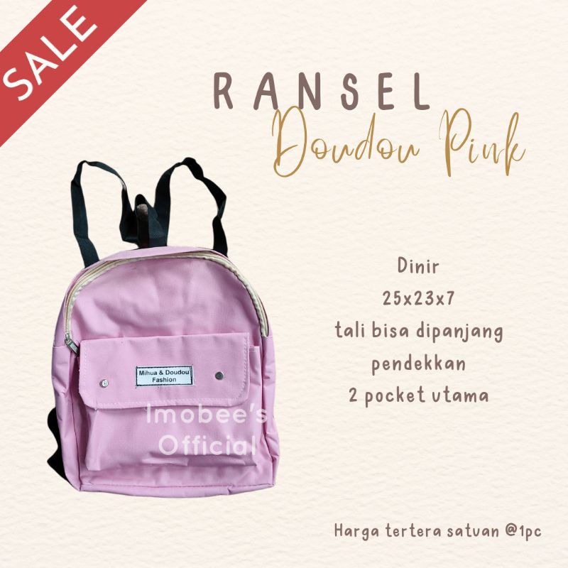 RANSEL DOUDOU // RANSEL KOREA // RANSEL MIHUA