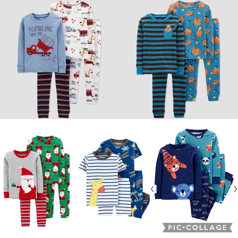Carter's Boys pajamas / carters pajamas / pajama anak carters oshkosh pajamas / baju tidur anak cart
