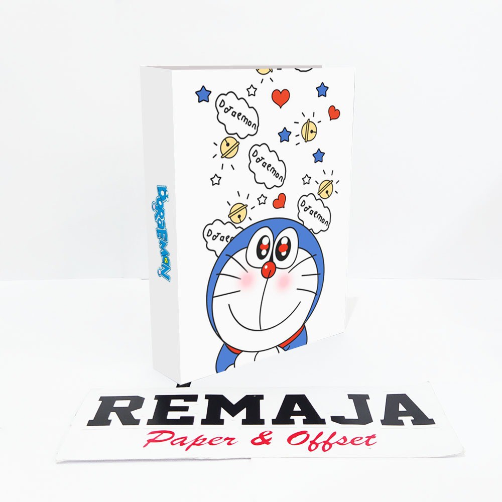 

NOTE BOOK / HARD COVER A6 DORAEMON PUTIH