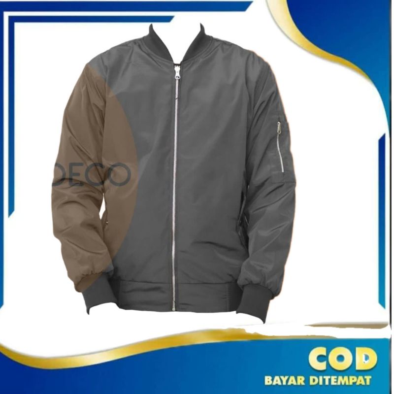 bestpromo jaket bomber pria wanita bolak balik/ jaket bomber bb/jaket bolak balik/jaket waterproof