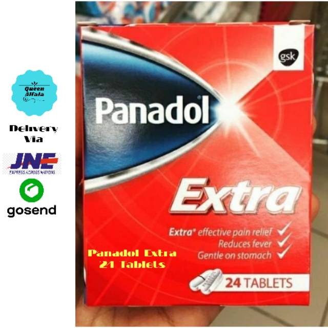 PANADOL EXTRA / PANADOL IMPORT / PANADOL MERAH SAUDI ORIGINAL / PANADOL EXTRA 24 TABLET