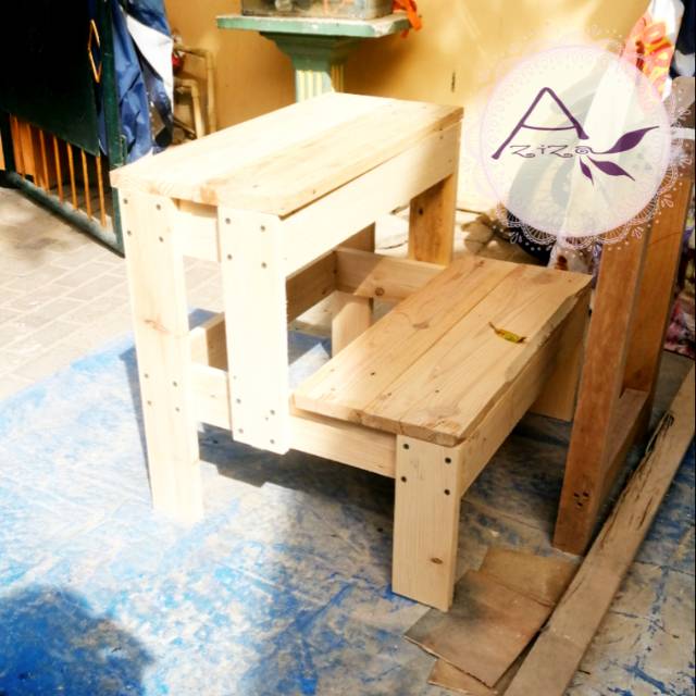 Tangga Kitchen set Pancikan Tangga Dapur Kayu Jati Belanda