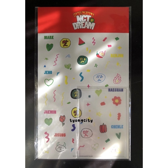 Sticker deco set hot sauce nct dream official