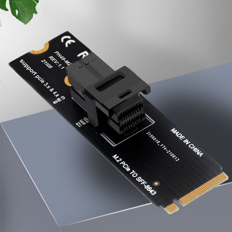 Btsg Kartu Ekspanding Komputer Desktop Untuk M.2PCIE 4.0 Ke SFF8643-U.2Efficient Transmis