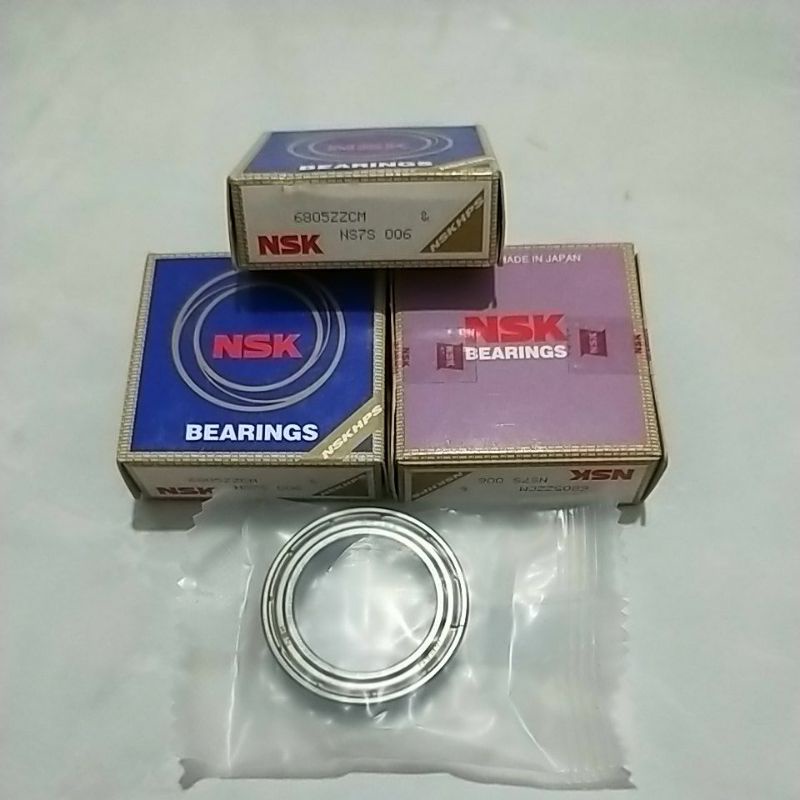 Bearing 6805ZZ NSK Japan Tutup Besi 6805 ZZ CM ZZCM