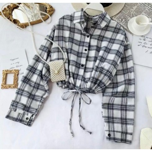 KEM KERLITA PLAID SHIRT KEMEJA