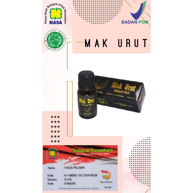 Mak urut pembesar si P, membuat si P jadi panjang nasa asli original
