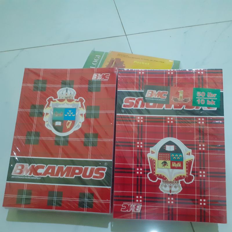 

Buku Tulis BMCAMPUS Isi 50lembar.Original