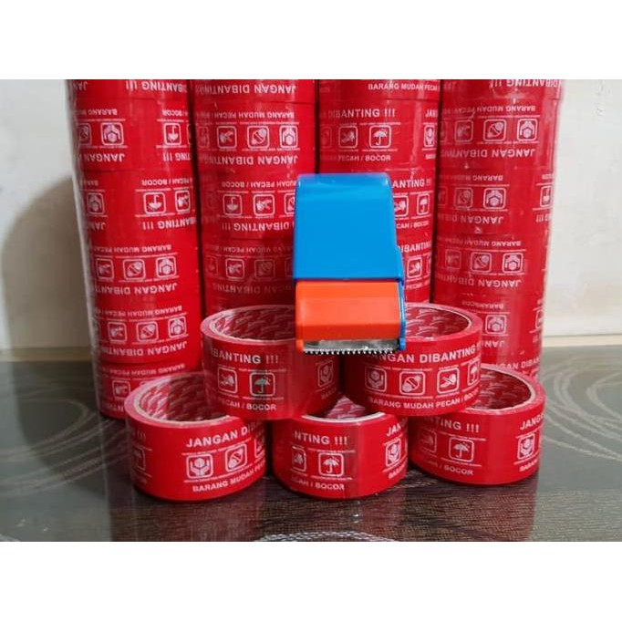 

Packing Lakban Fragile Isolasi Lem Selotip Warna Merah Tape Online Set Grocer01 Dijamin Ori