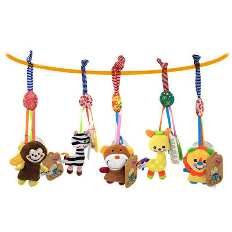 Teether Music bayi/Gigitan bayi/Mainan Musik/Boneka bayi/Boneka Gantungan Stroller