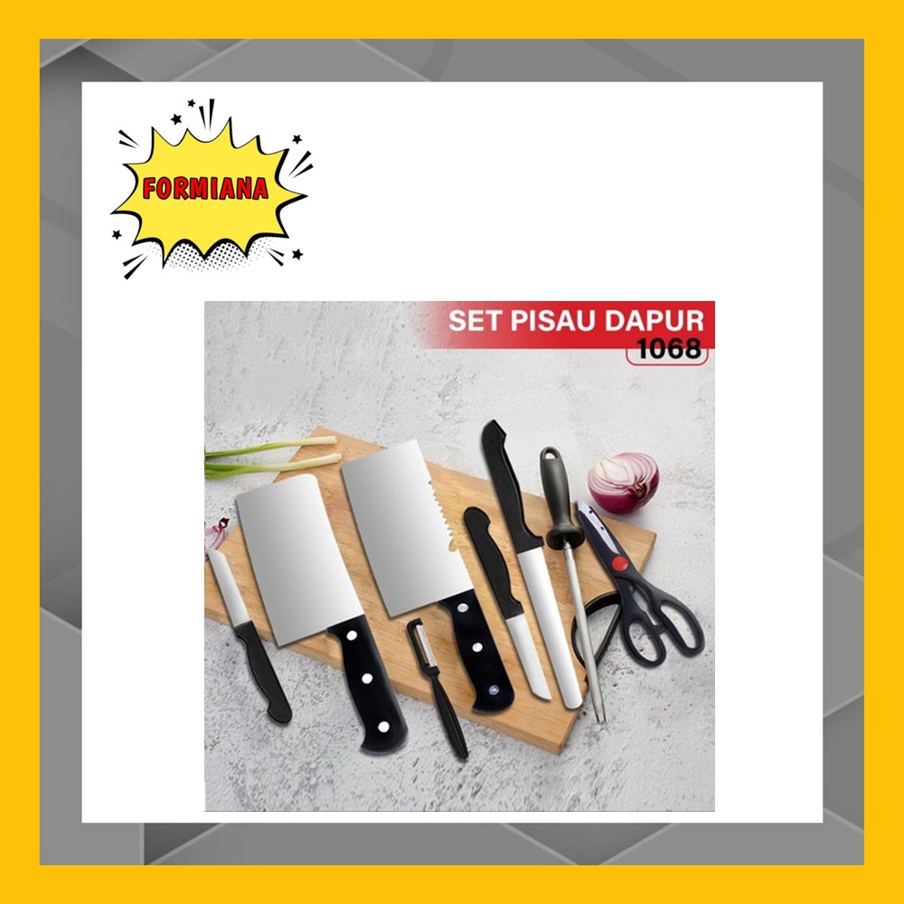 FM - Pisau Set Serbaguna 8 pcs G-1068 - GSF