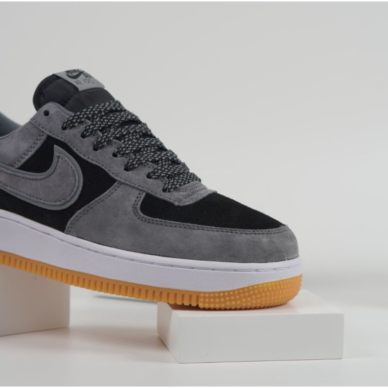 Sepatu SNike Air Force 1 Low Dark Wolf Grey Reflective