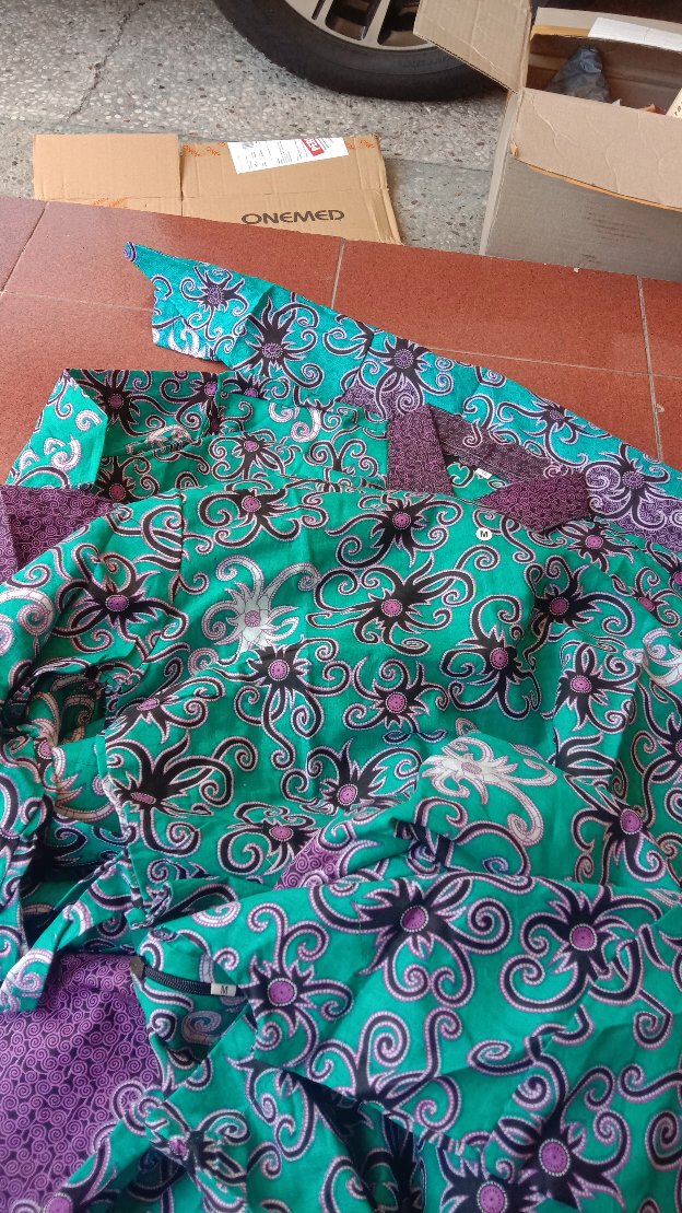 Maura Couple Batik Couple Keluarga Sania Ruffle Ori Ndoro Jowi Dnt Motif Cumi Tosca