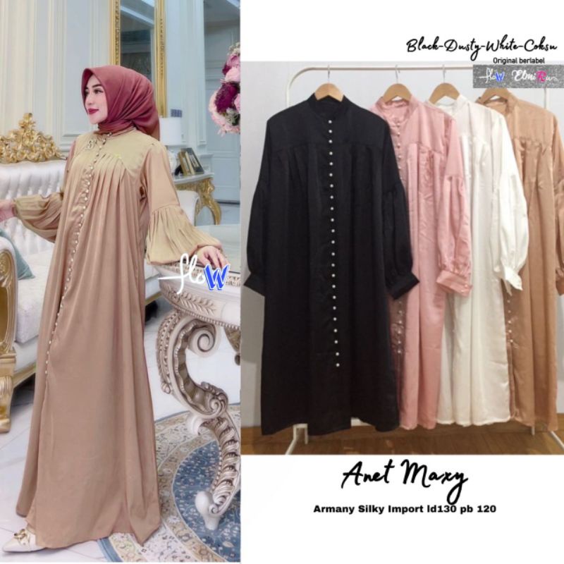 ANET MAXY BY ELMIRA FLOW (MAXY MUSLIMAH) Maxi dress muslimah modern rekomended