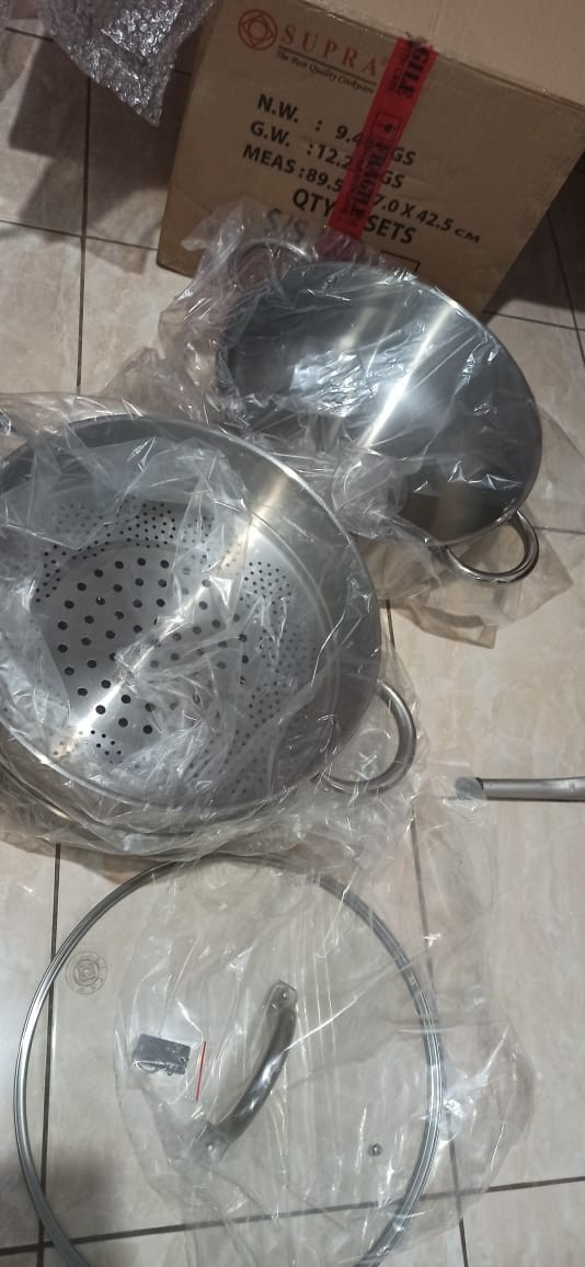 Supra Super Steamer 40 Cm 3 Susun / Panci Kukus / Panci Susun Stainles