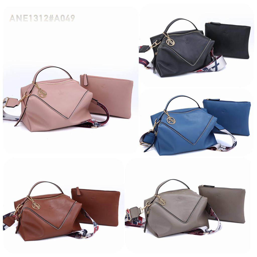 ANELA LYNE DELISHA DUFFEL BAG TAS SELEMPANG 2IN1 1312#A049 ORIGINAL