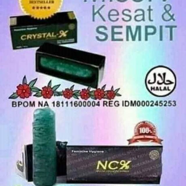 NCX NASA/Crystal X Nasa Original NCX Crystal X ORI Cristal X ASLI Kristal X NASA Perawatan Masalah Kewanitaan