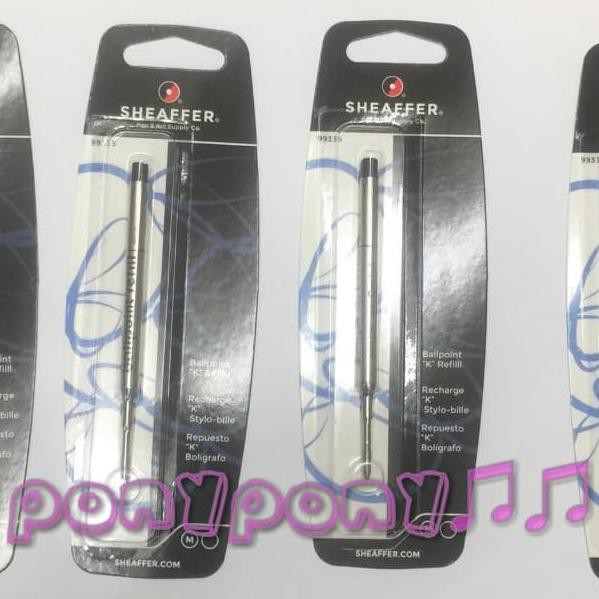 

Open Ds] Refill Ballpoint / Pulpen Sheaffer / Sheafer Biru / Hitam - Hitam