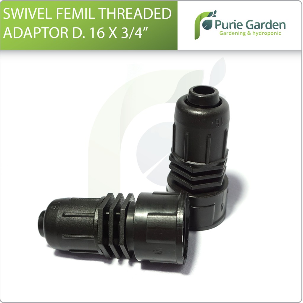 Swivel Femil Threaded Adaptor D. 16 x 3per4 Irritec