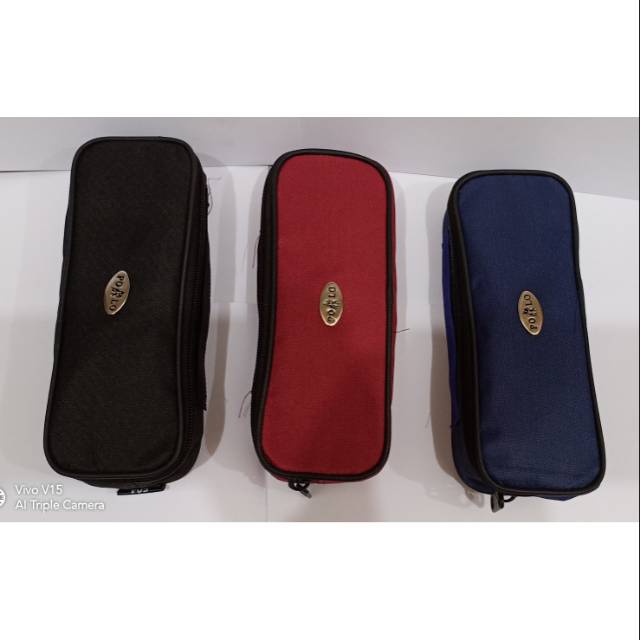

Pencil case kotak pencil polo bahan