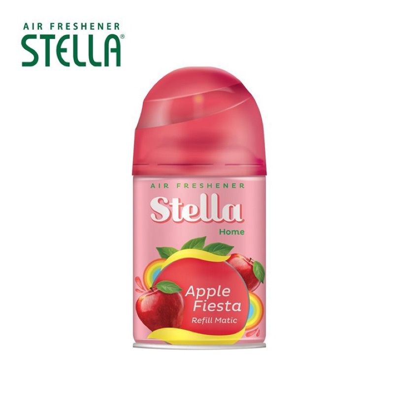 (PROMO) STELLA MATIC REFILL 225ML APPLE FIESTA