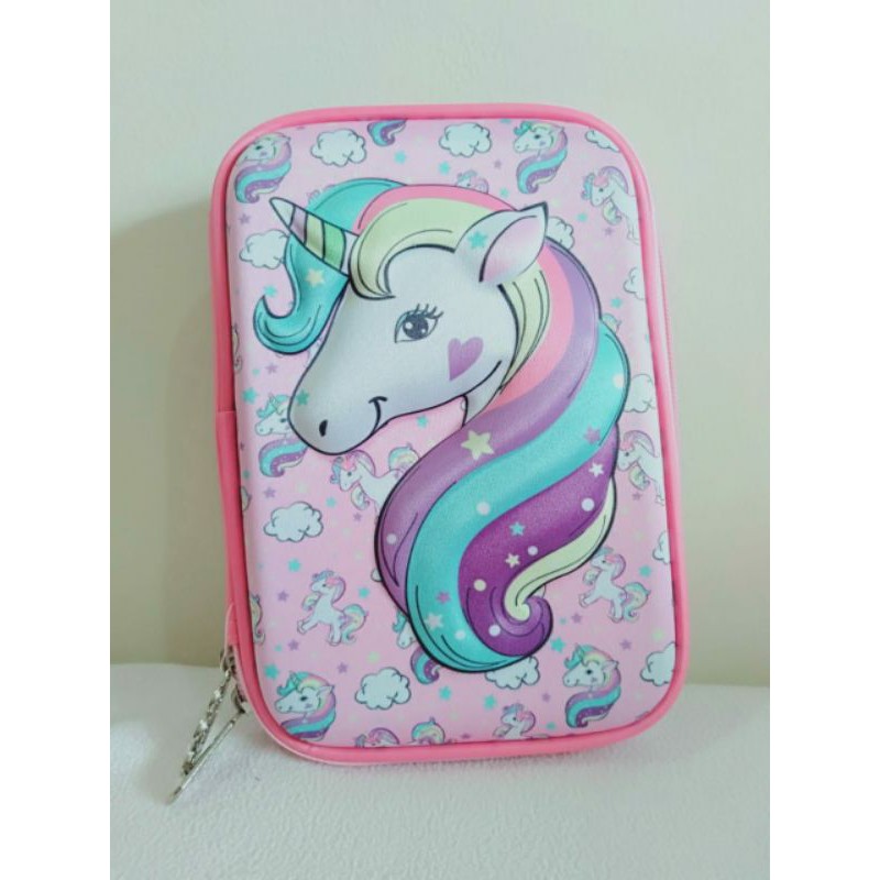 

Pencil case unicorn kotak pensil karakter unicorn bagus banget