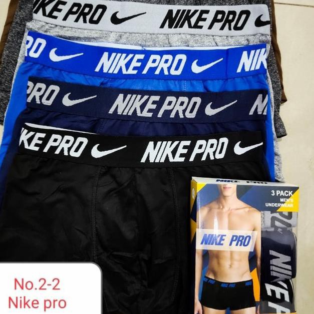 promo COD murah berkualitas 3pcs dan satuan CD BOXER PRIA NIKE PRO spandek